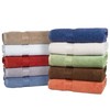 Hastings Home Hastings Home 100 Percent Cotton Hotel 6 Piece Towel Set - Chocolate 100059FIL